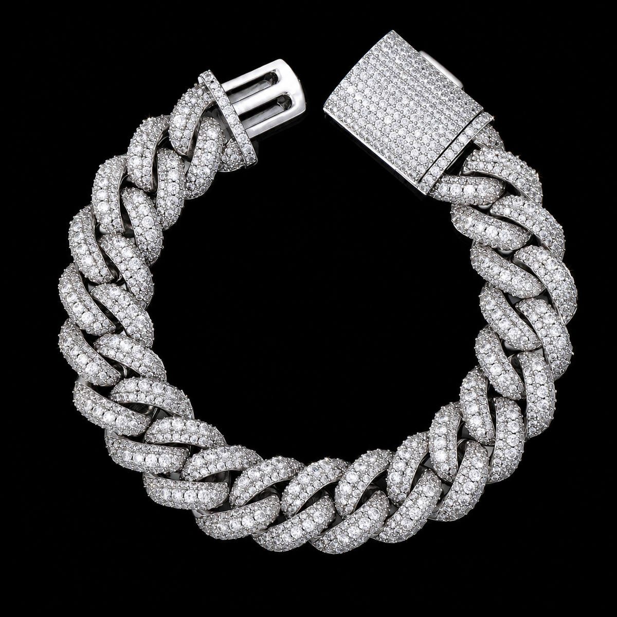 Moissanite Cuban Bracelet