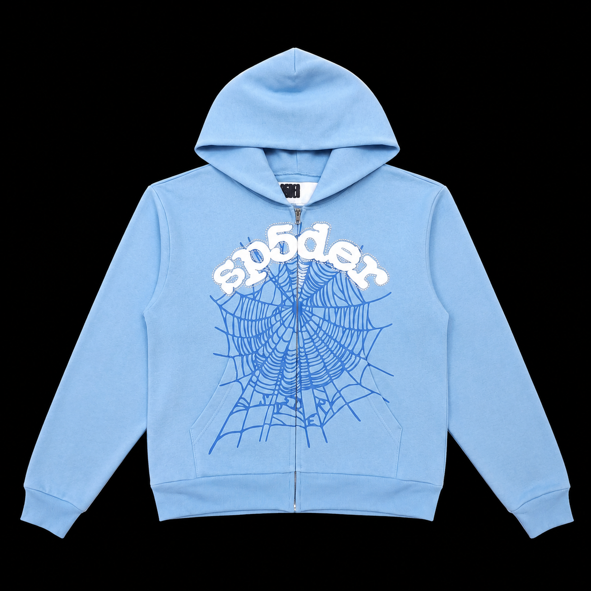 Sp5der Blue Hoodie